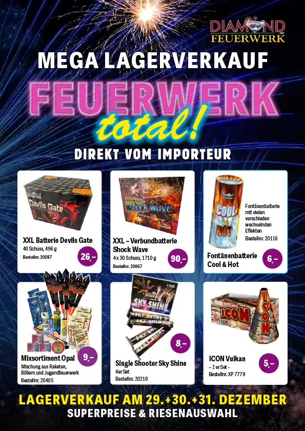 Diamond Feuerwerk Prospekt 2025